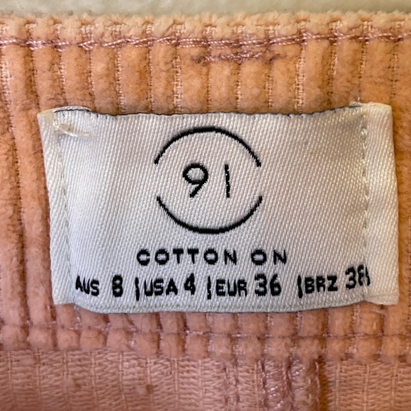 Cotton On Retro Vibes Corduroy A-Line Pocket Spring Summer Micro Mini Skirt - Picture 5 of 7